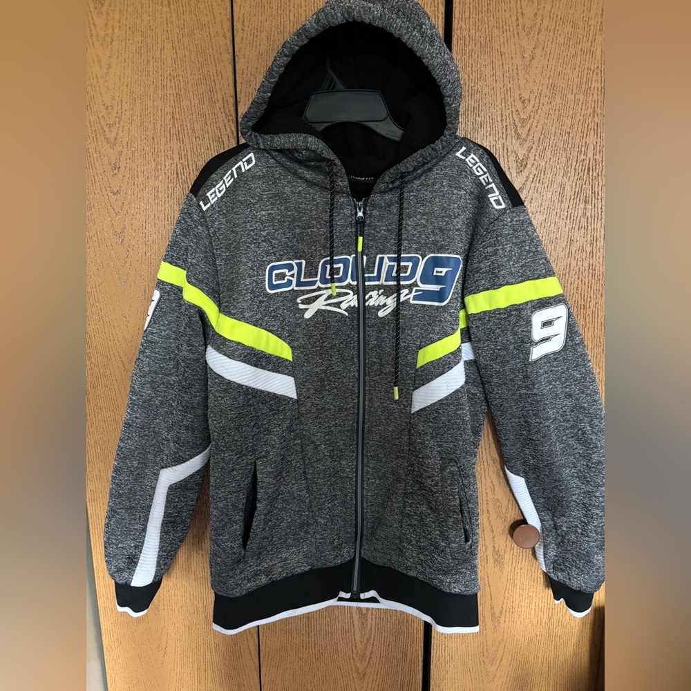 Cloud 9 Men's Gray and Neon Jacket